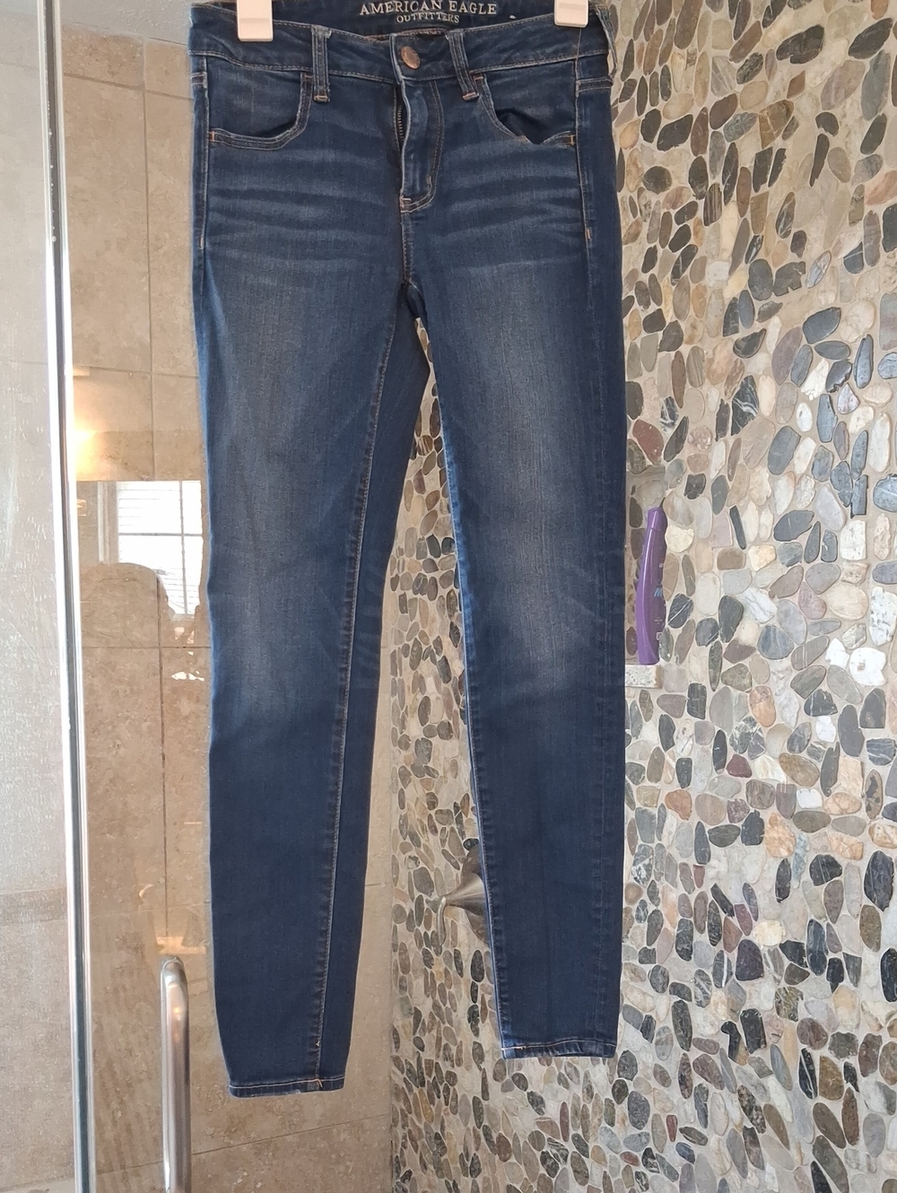 American Eagle Outfitters Women's Medium Dark Blue Skinny Jeans